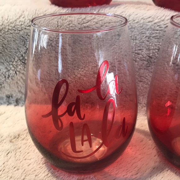 SLANT COLLECTION set of 4 (20 oz bottom red)๐ท ๐ - Picture 2 of 5